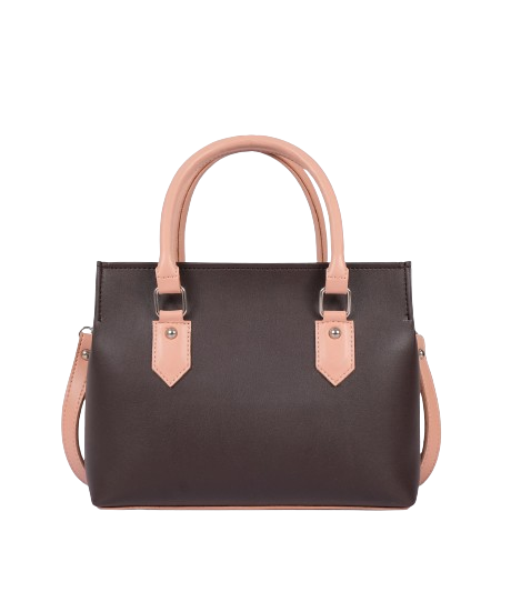 Glam Dark Brown Small Satchel Bag